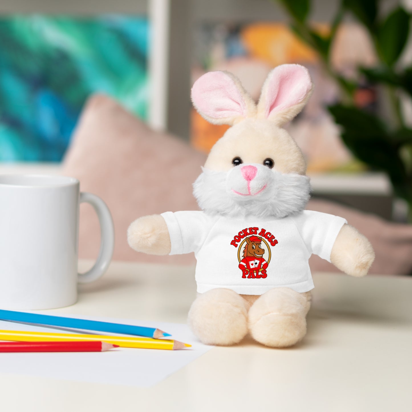 Pocket Aces Pals Stuffed Animals with Charlie Chips Tee