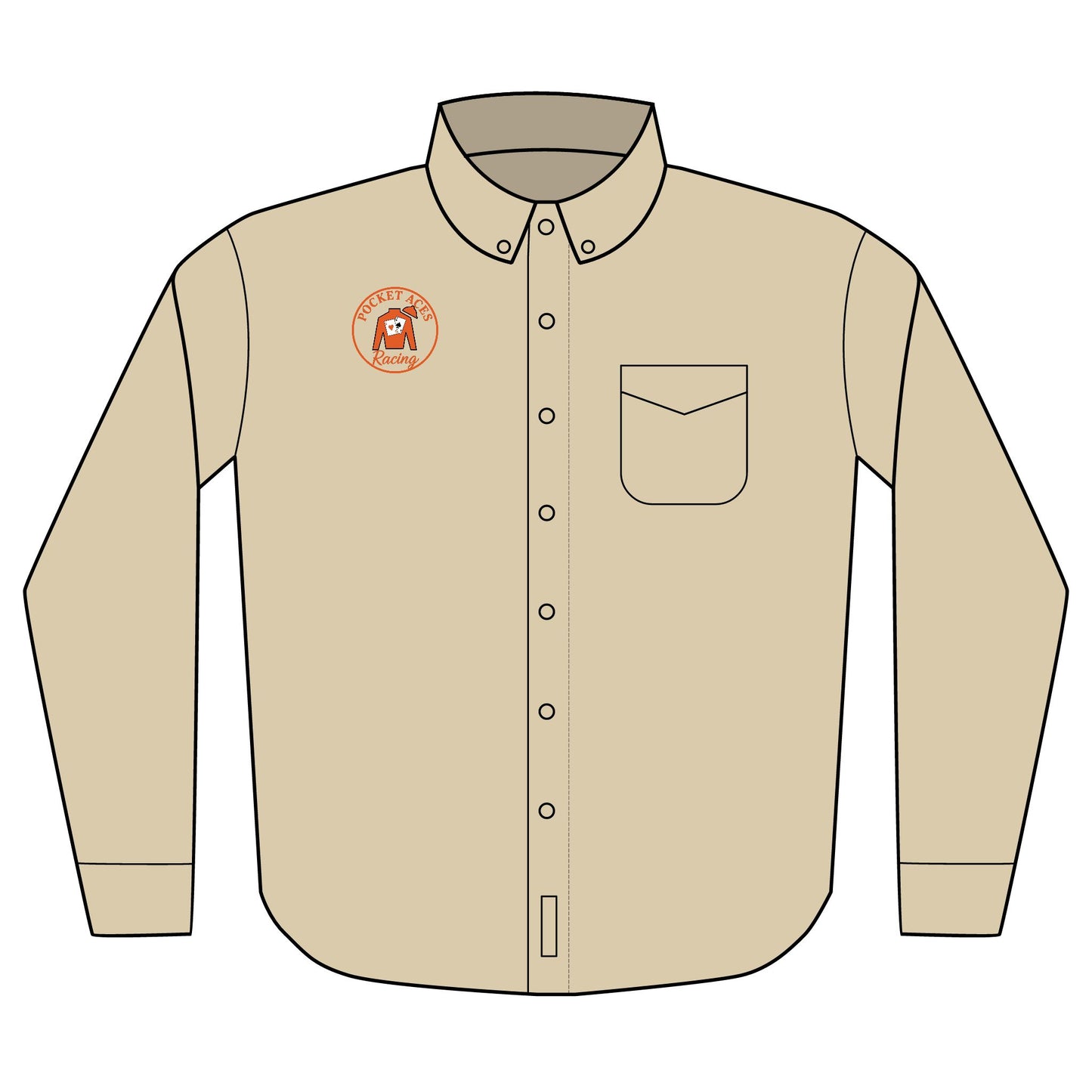 Port Authority® Unisex Long Sleeve Shirt (Embroidery) - Framed silks logo