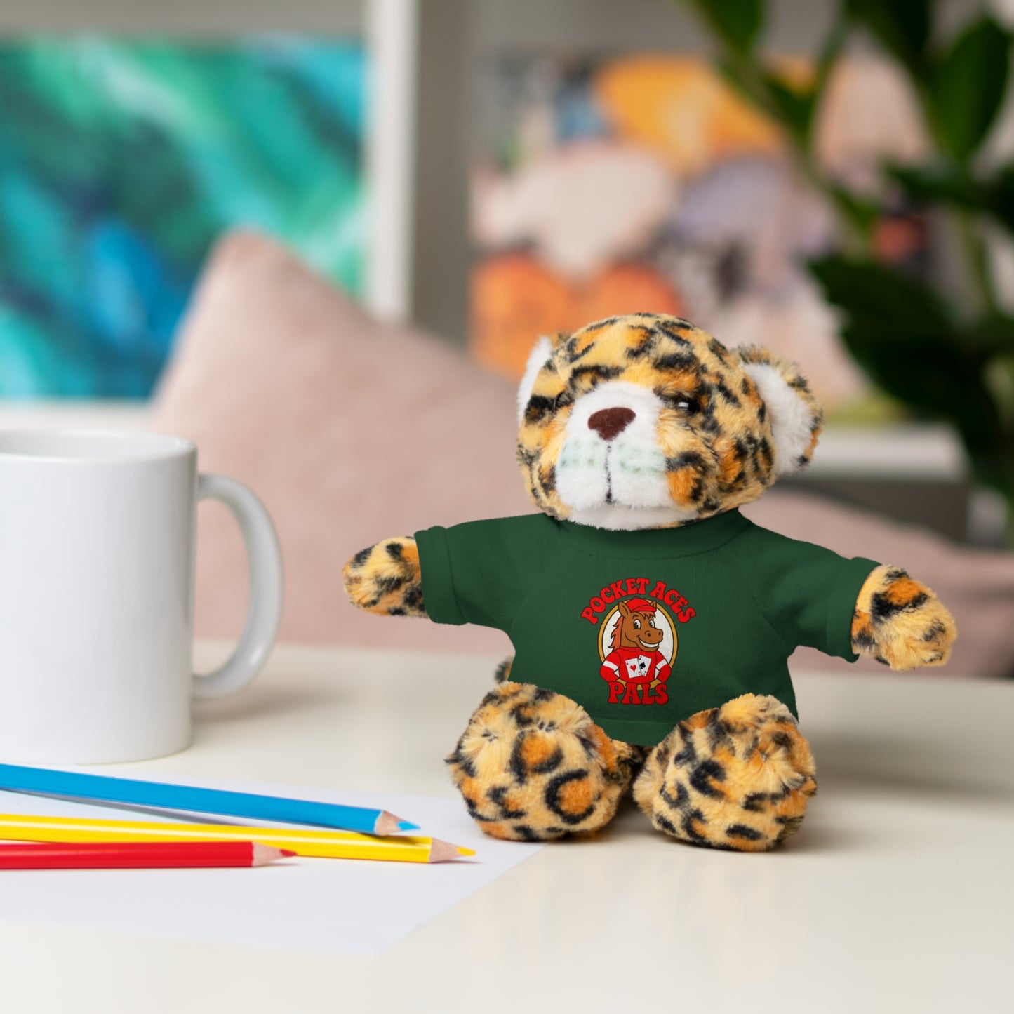 Pocket Aces Pals Stuffed Animals with Charlie Chips Tee