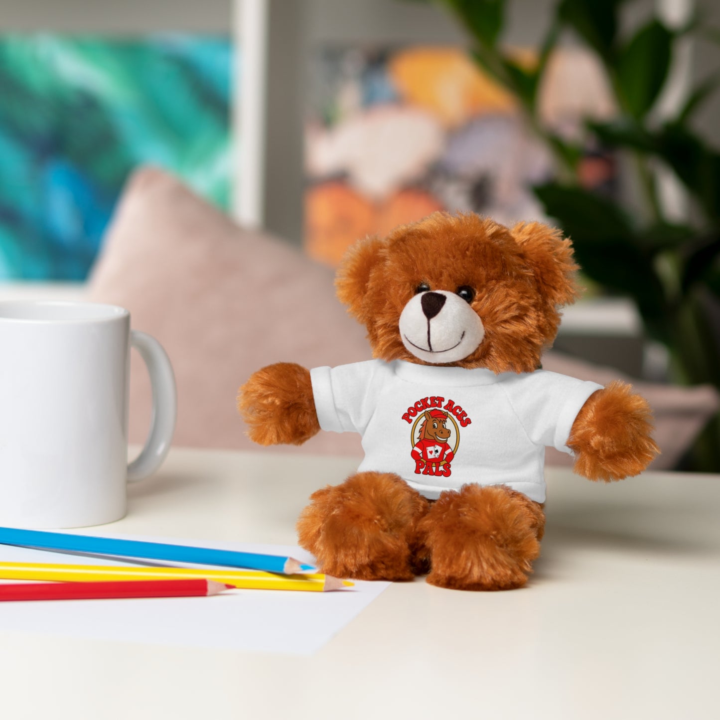 Pocket Aces Pals Stuffed Animals with Charlie Chips Tee