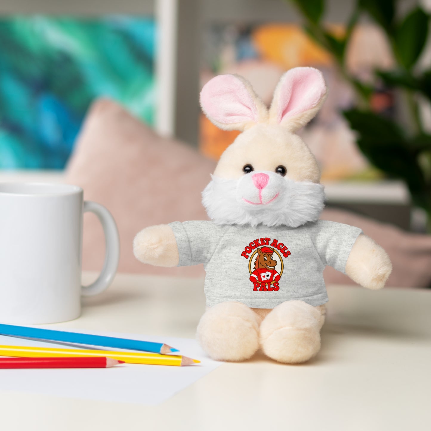 Pocket Aces Pals Stuffed Animals with Charlie Chips Tee