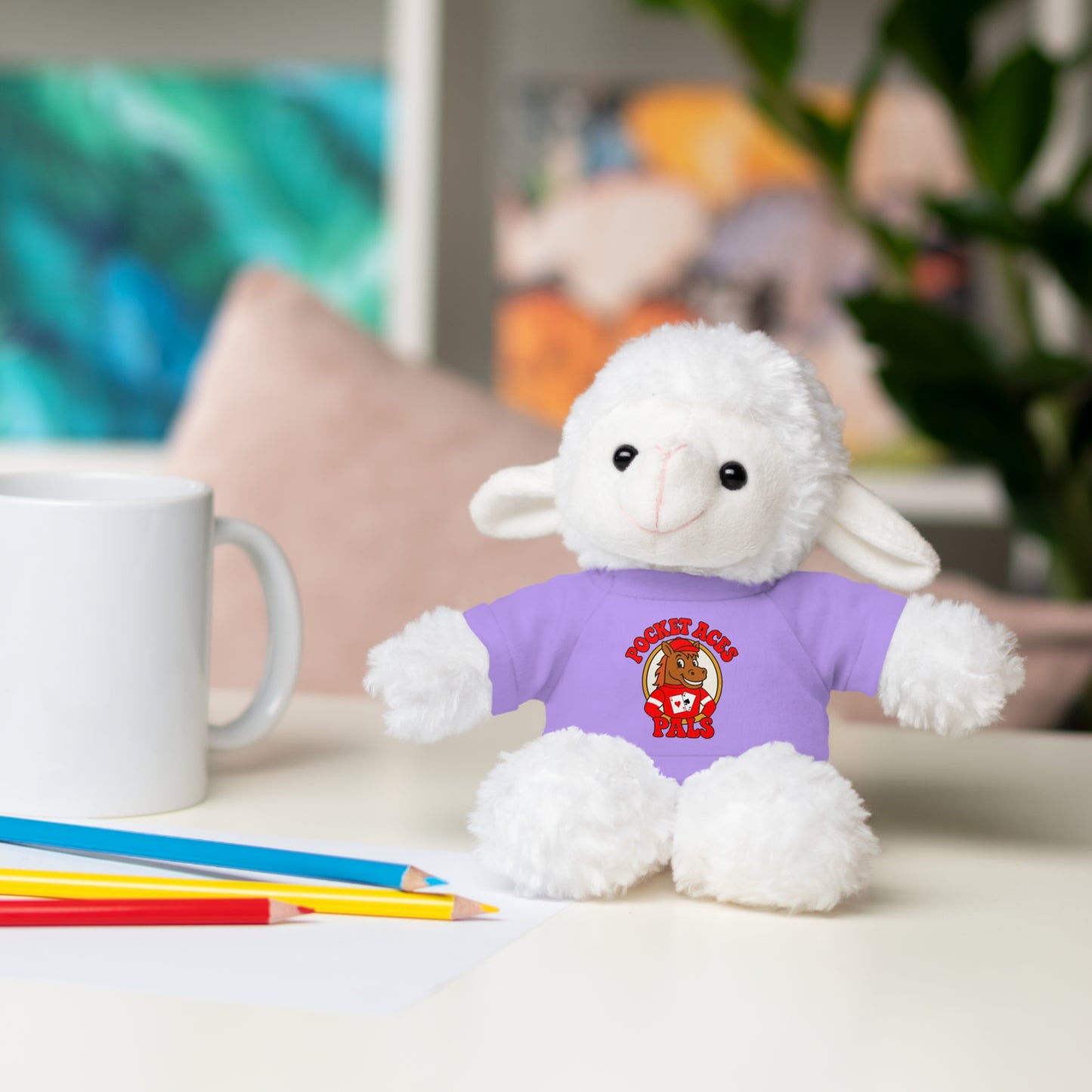 Pocket Aces Pals Stuffed Animals with Charlie Chips Tee