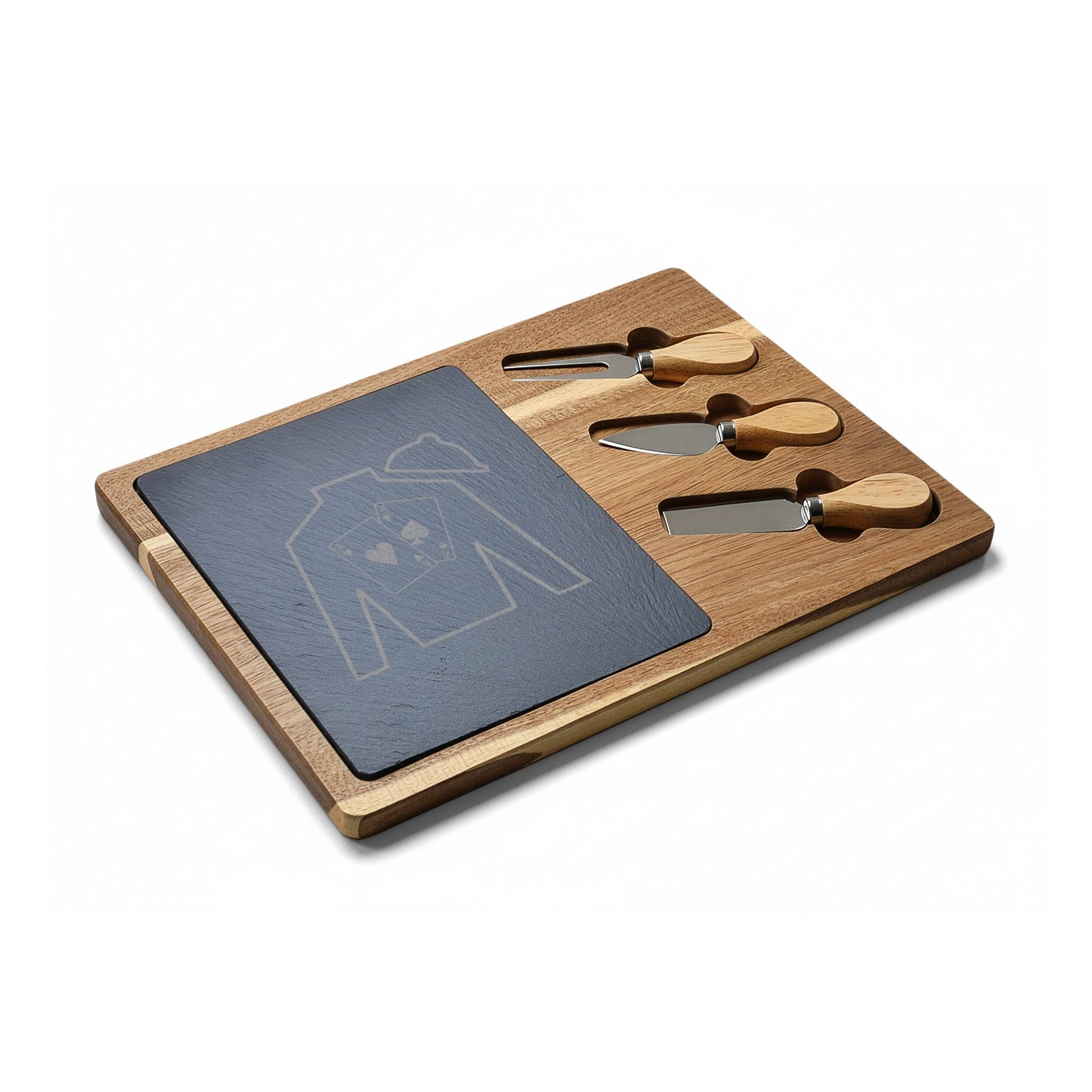 Charcuterie Board (Engraving) - Silks outline