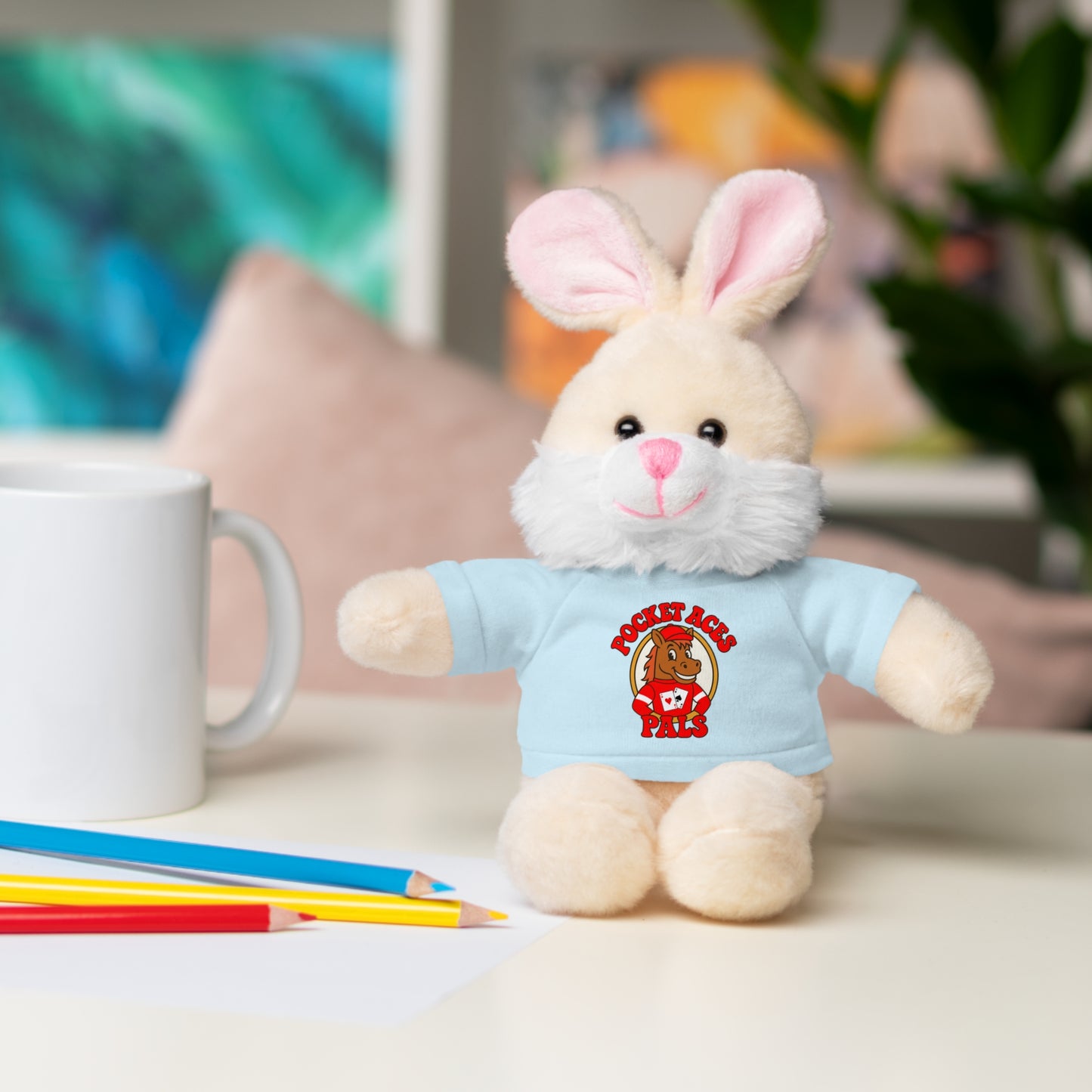 Pocket Aces Pals Stuffed Animals with Charlie Chips Tee