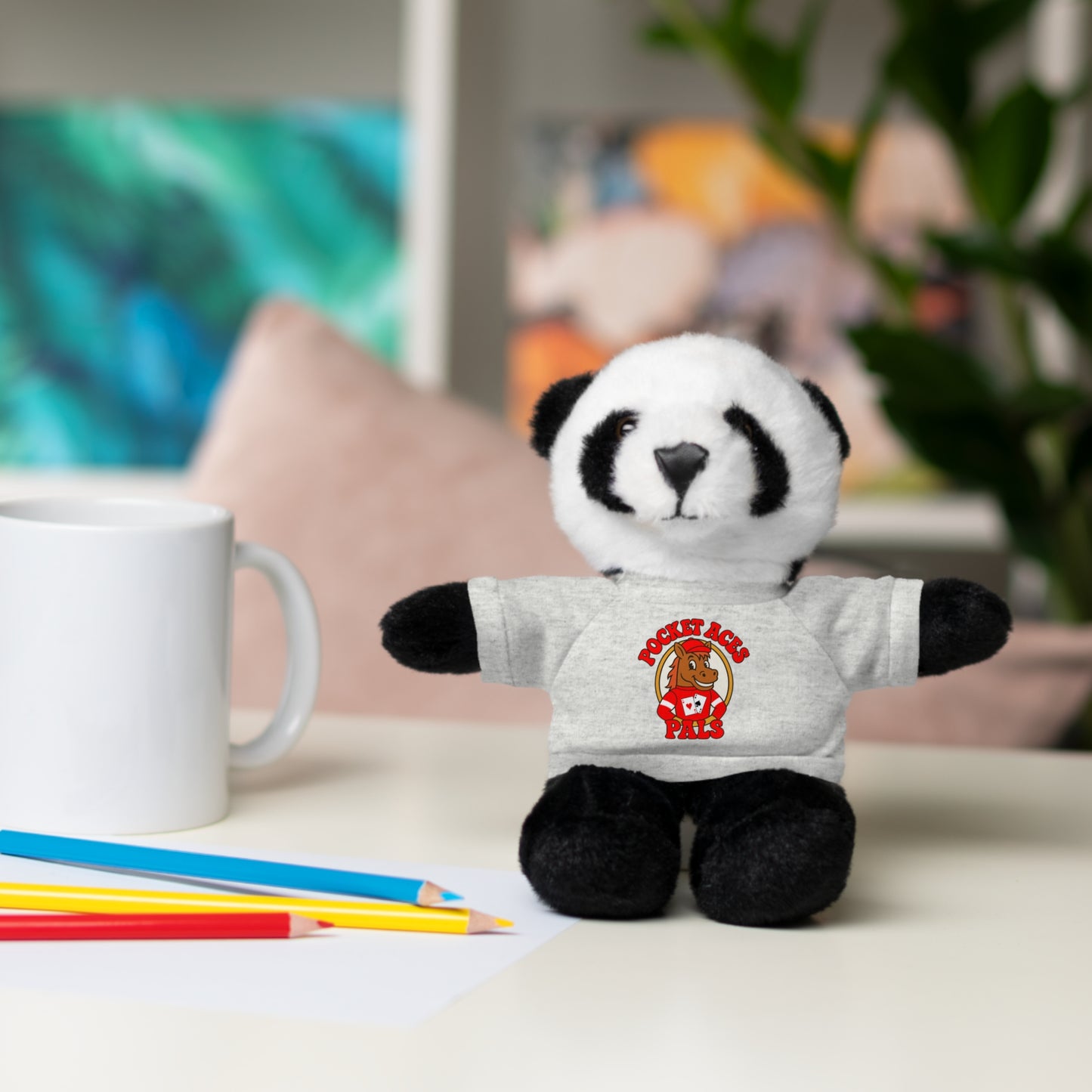 Pocket Aces Pals Stuffed Animals with Charlie Chips Tee
