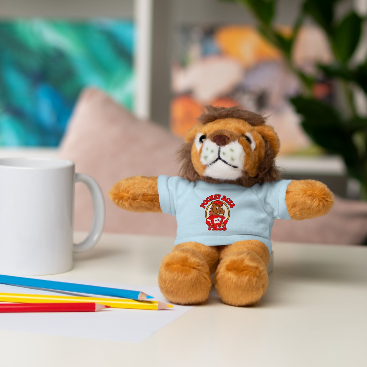 Pocket Aces Pals Stuffed Animals with Charlie Chips Tee