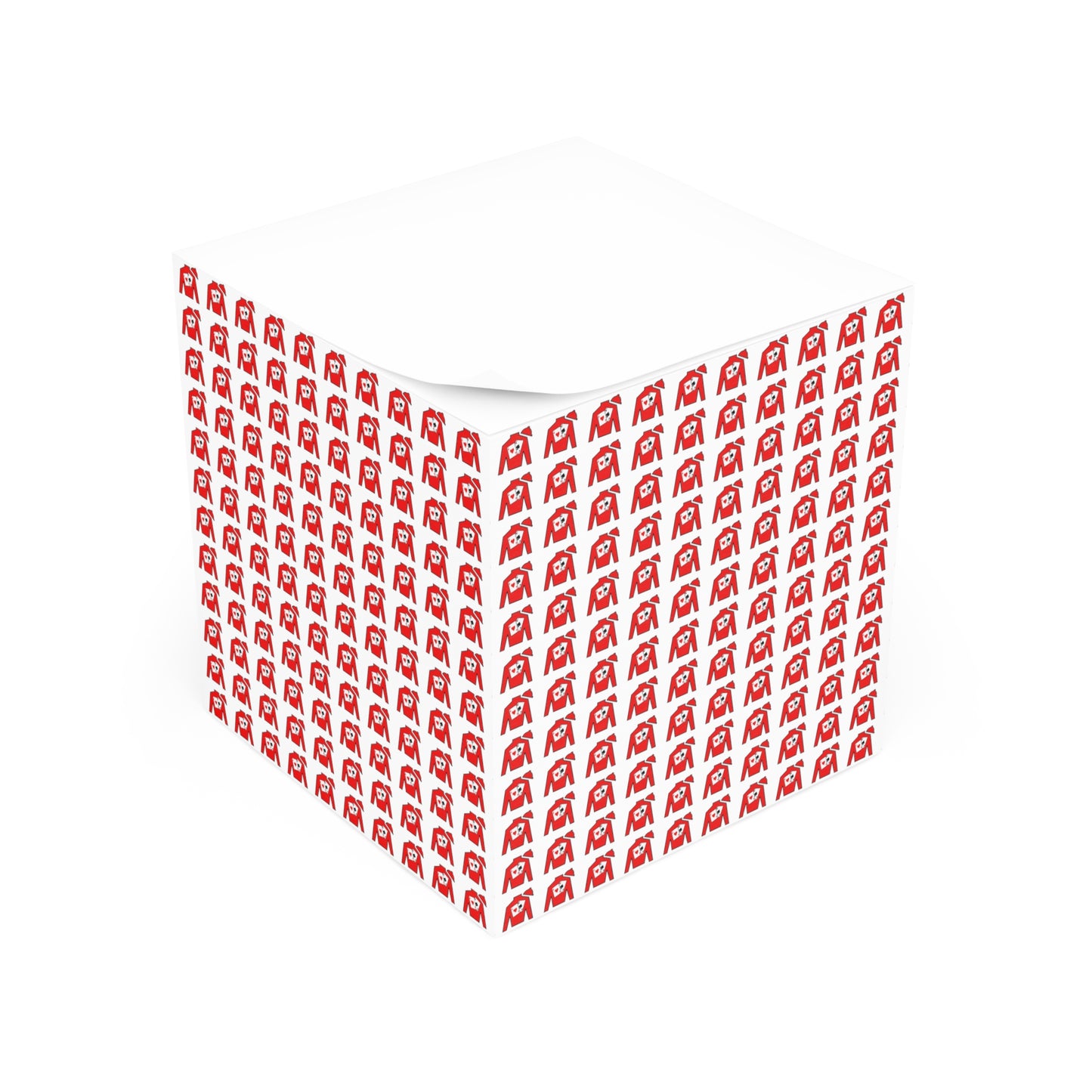 Note Cube - Silks pattern