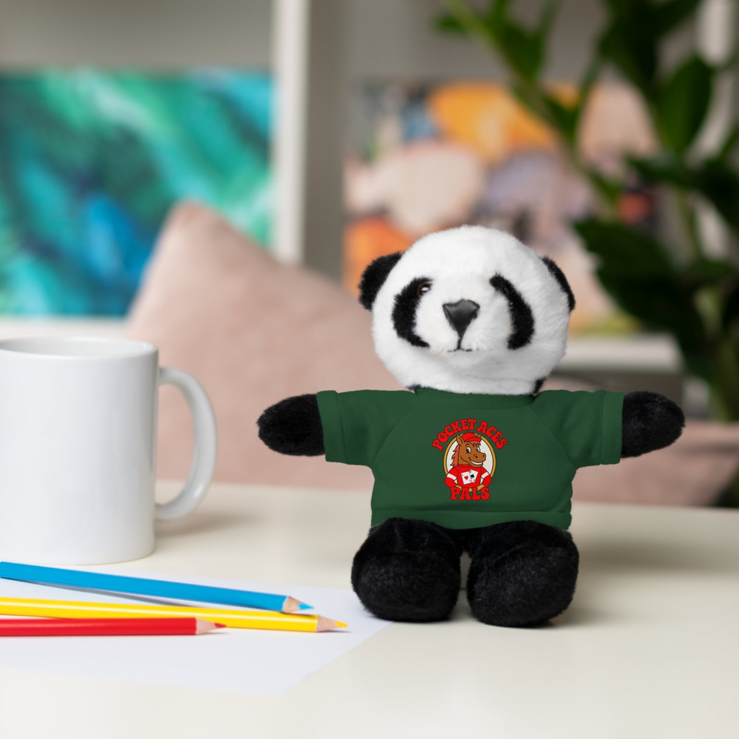 Pocket Aces Pals Stuffed Animals with Charlie Chips Tee