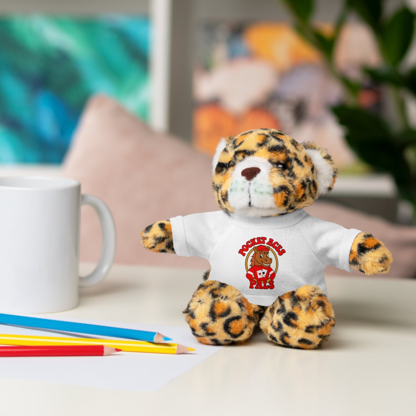 Pocket Aces Pals Stuffed Animals with Charlie Chips Tee