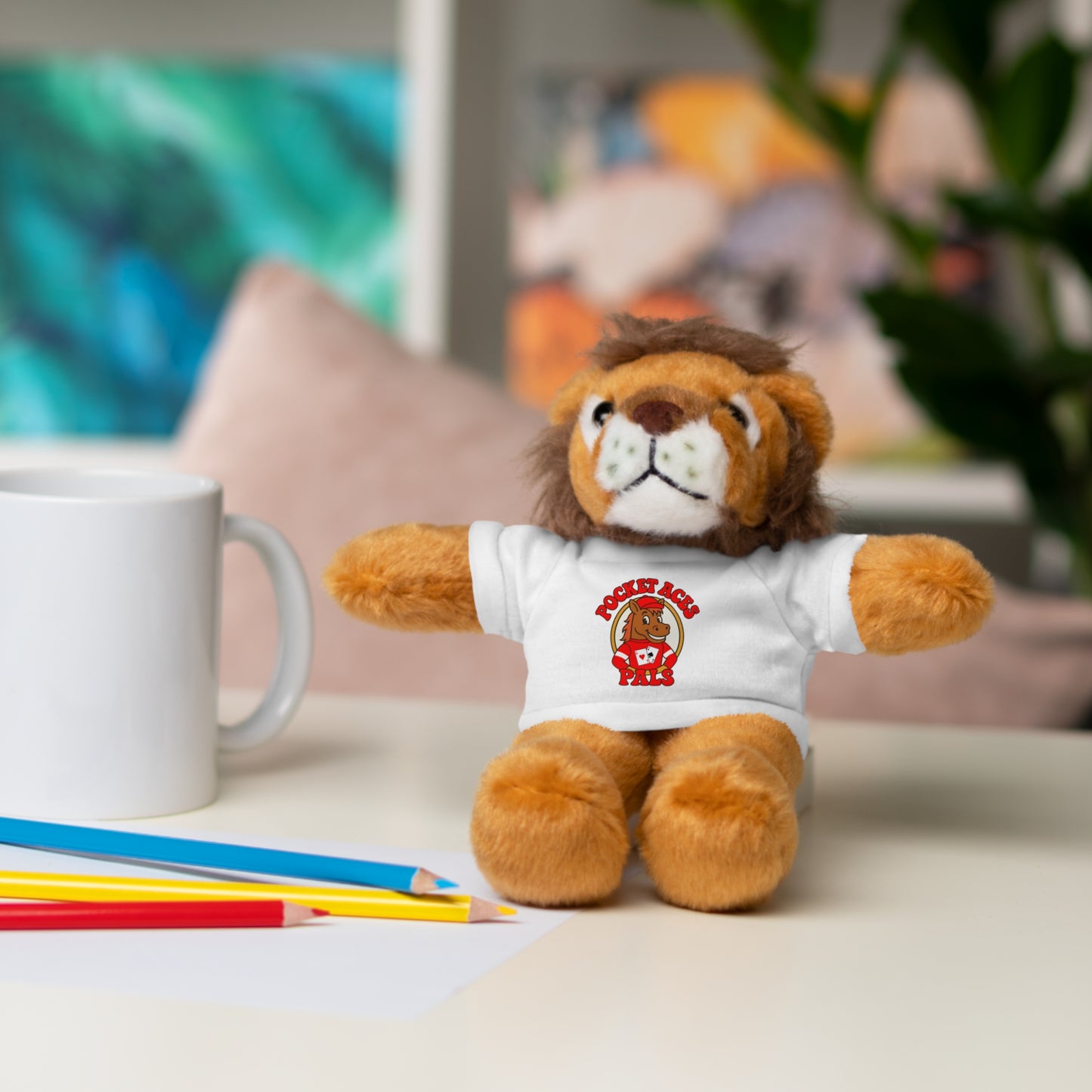 Pocket Aces Pals Stuffed Animals with Charlie Chips Tee