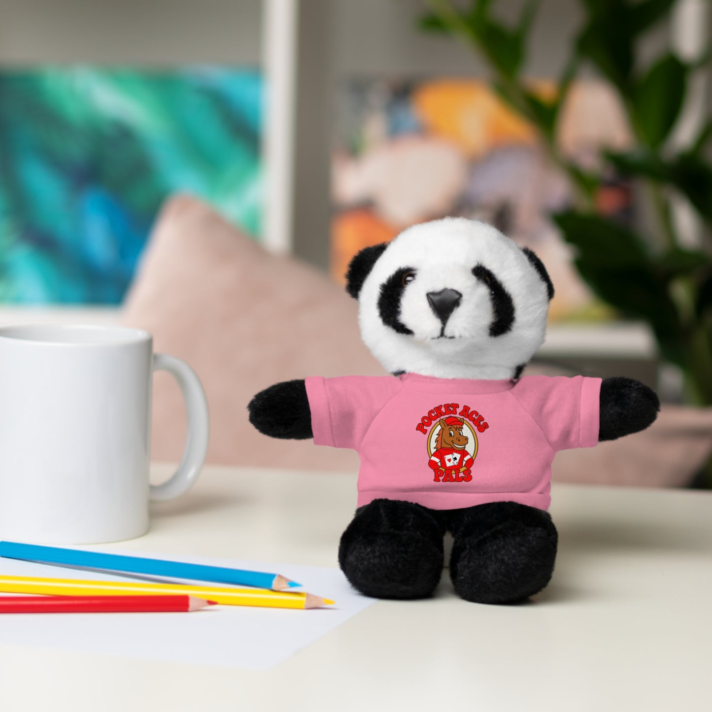 Pocket Aces Pals Stuffed Animals with Charlie Chips Tee