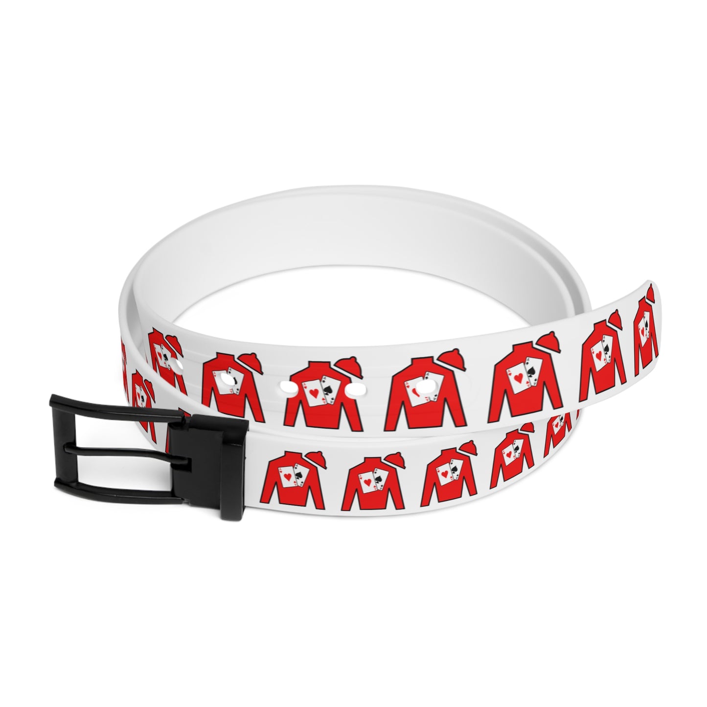 Copy of Belt - Silks pattern on white