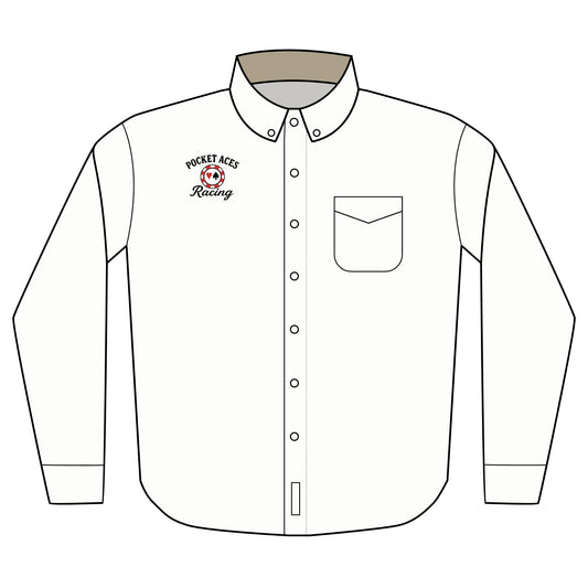 Port Authority® Unisex Long Sleeve Shirt (Embroidery) - Text & Chip logo