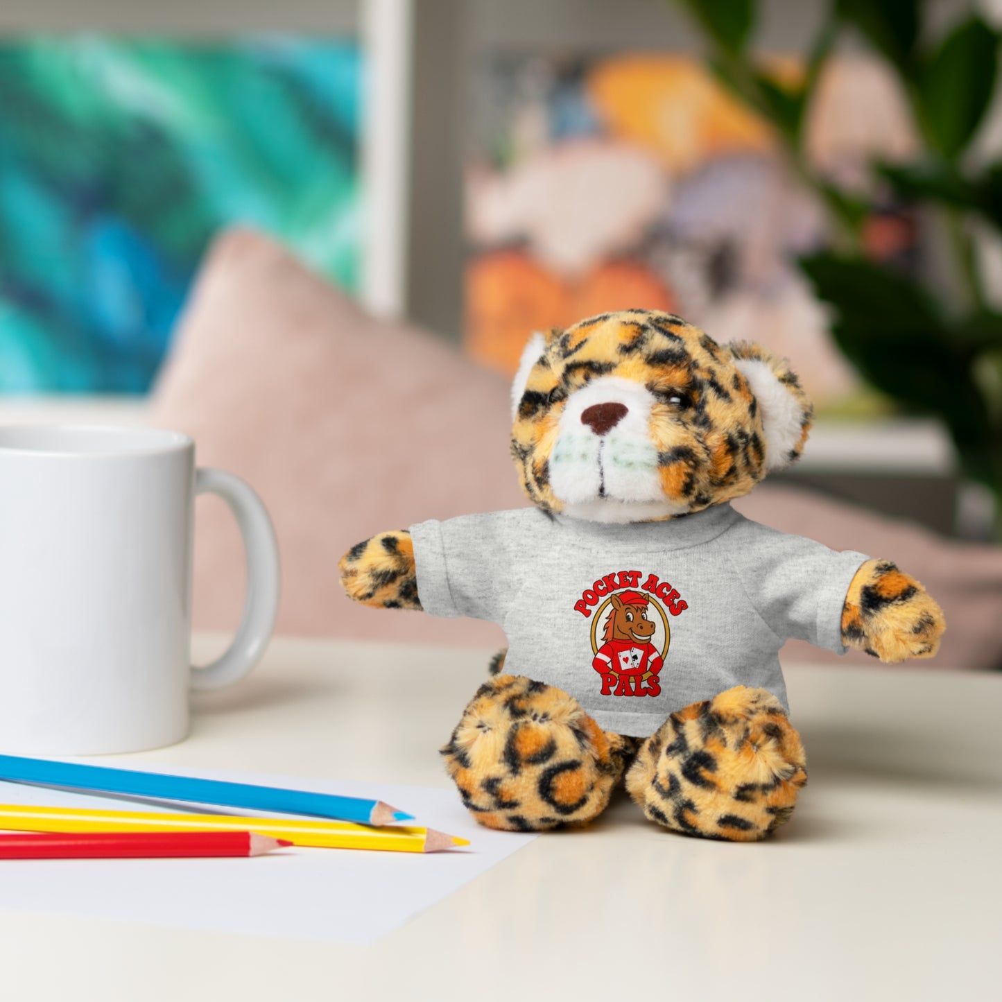 Pocket Aces Pals Stuffed Animals with Charlie Chips Tee