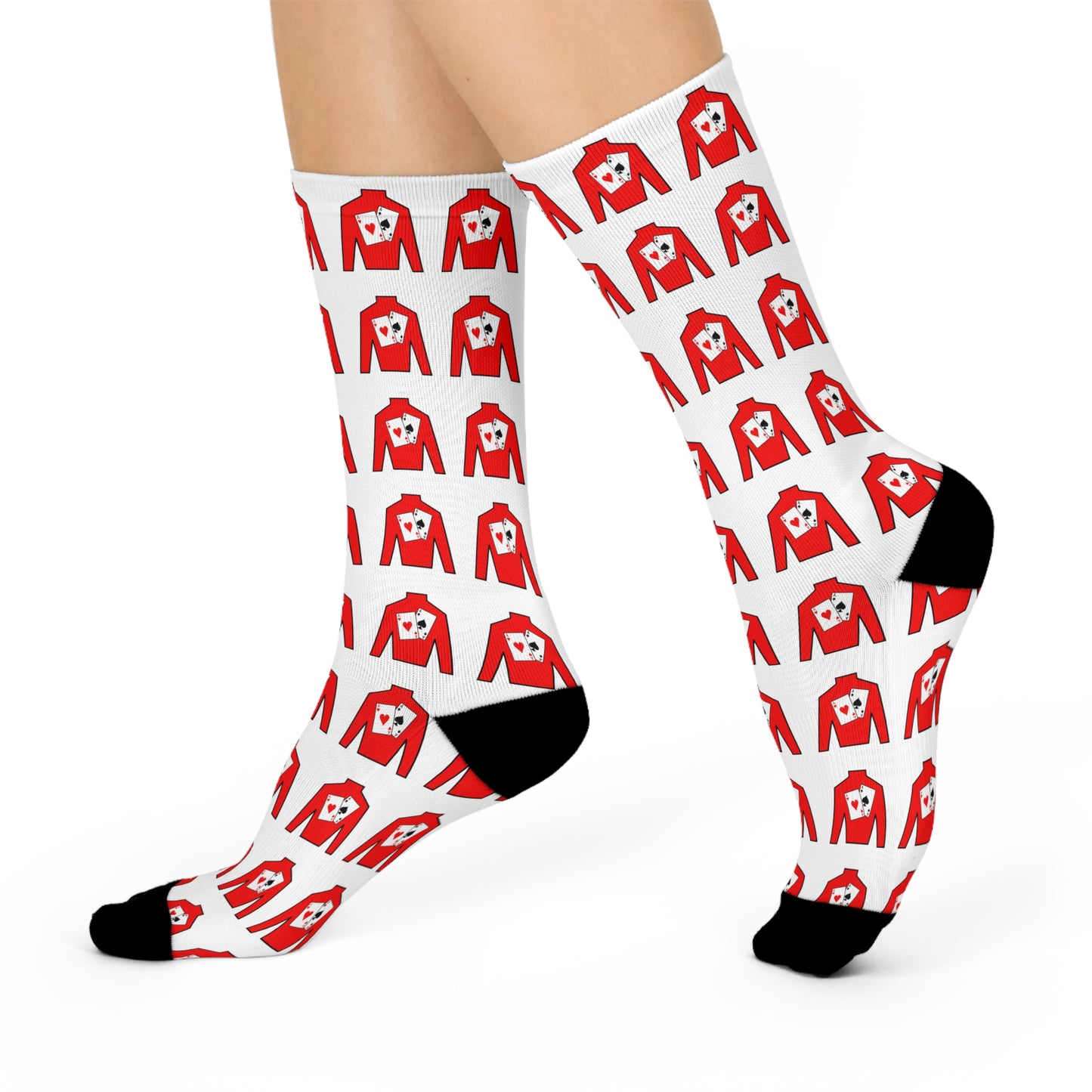 Crew Socks - Silks Pattern