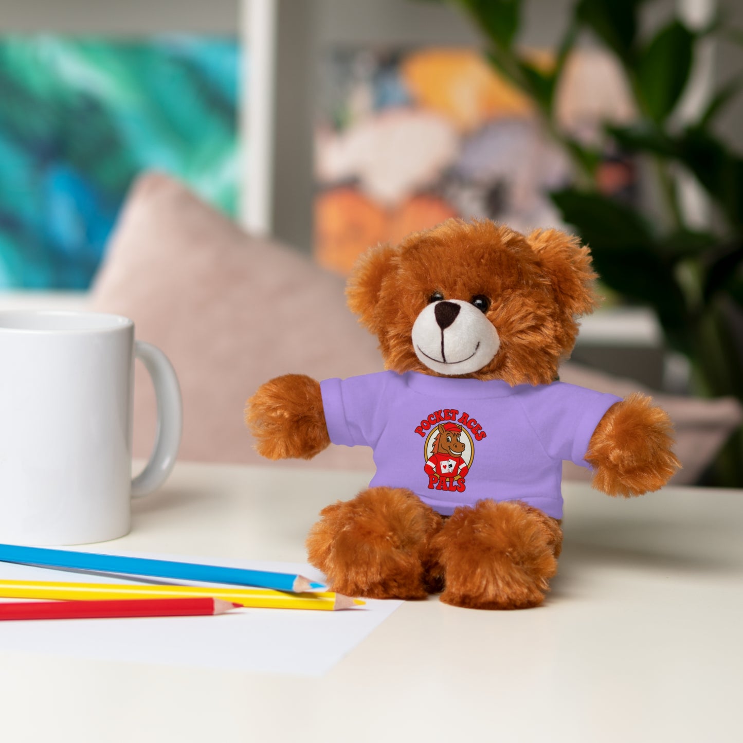 Pocket Aces Pals Stuffed Animals with Charlie Chips Tee