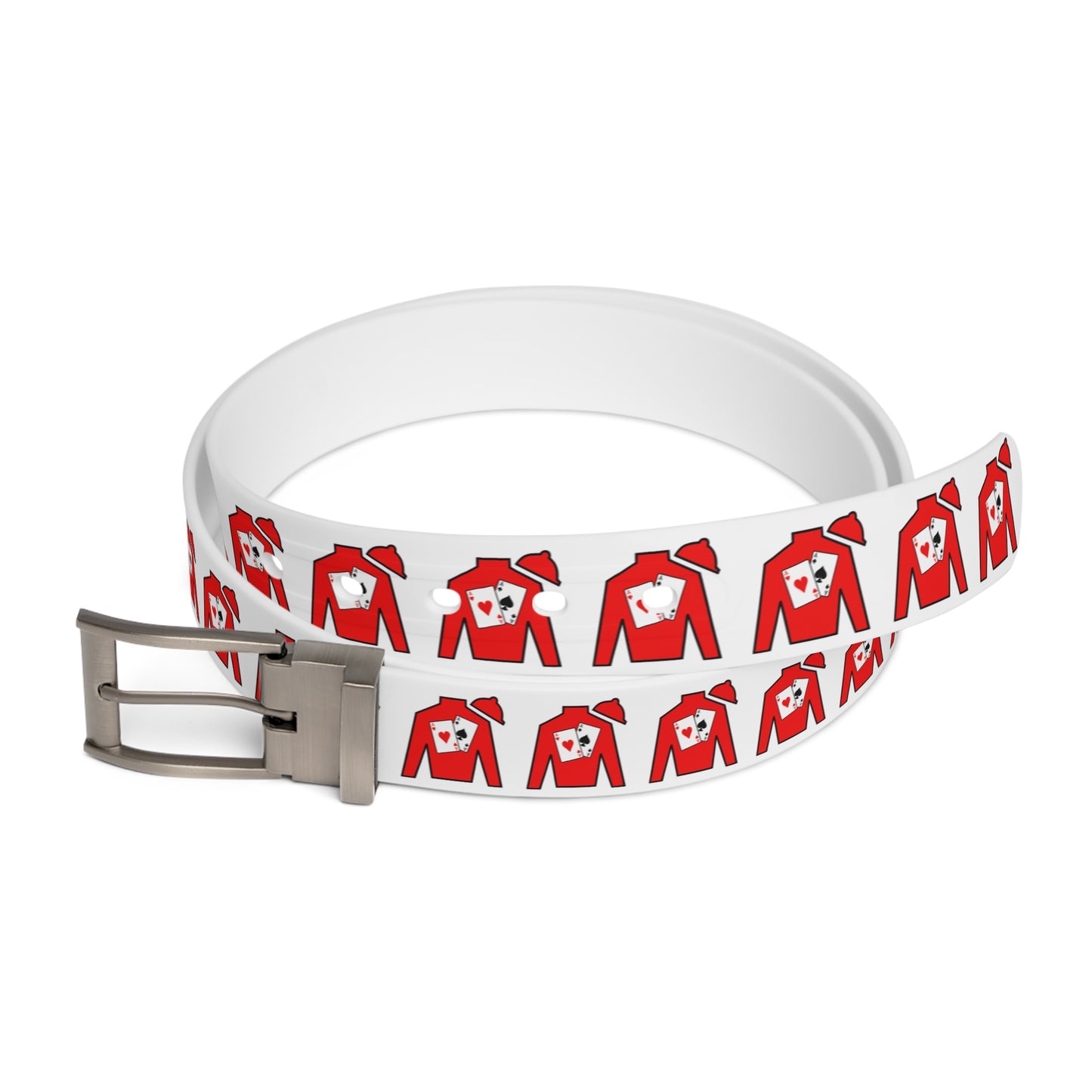 Copy of Belt - Silks pattern on white