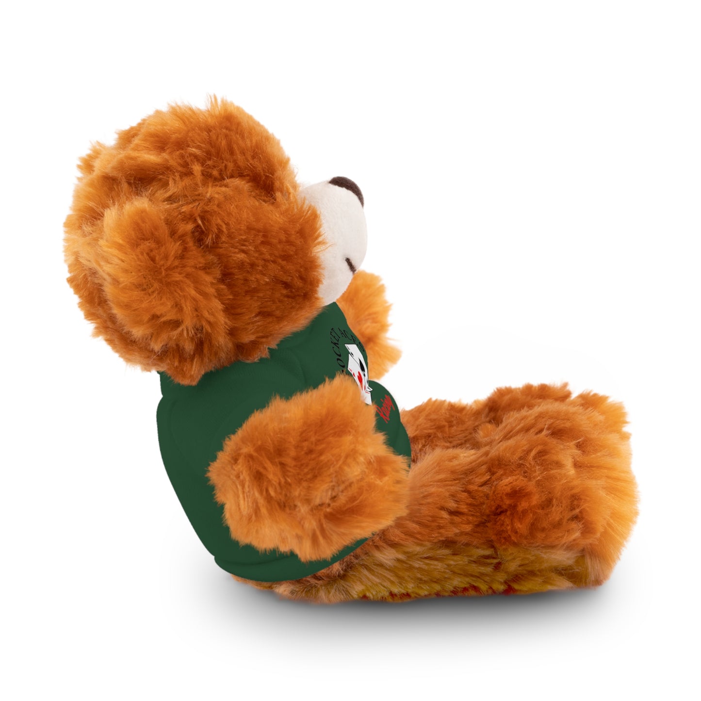 Stuffed Animals with Cards & Text logo Tee
