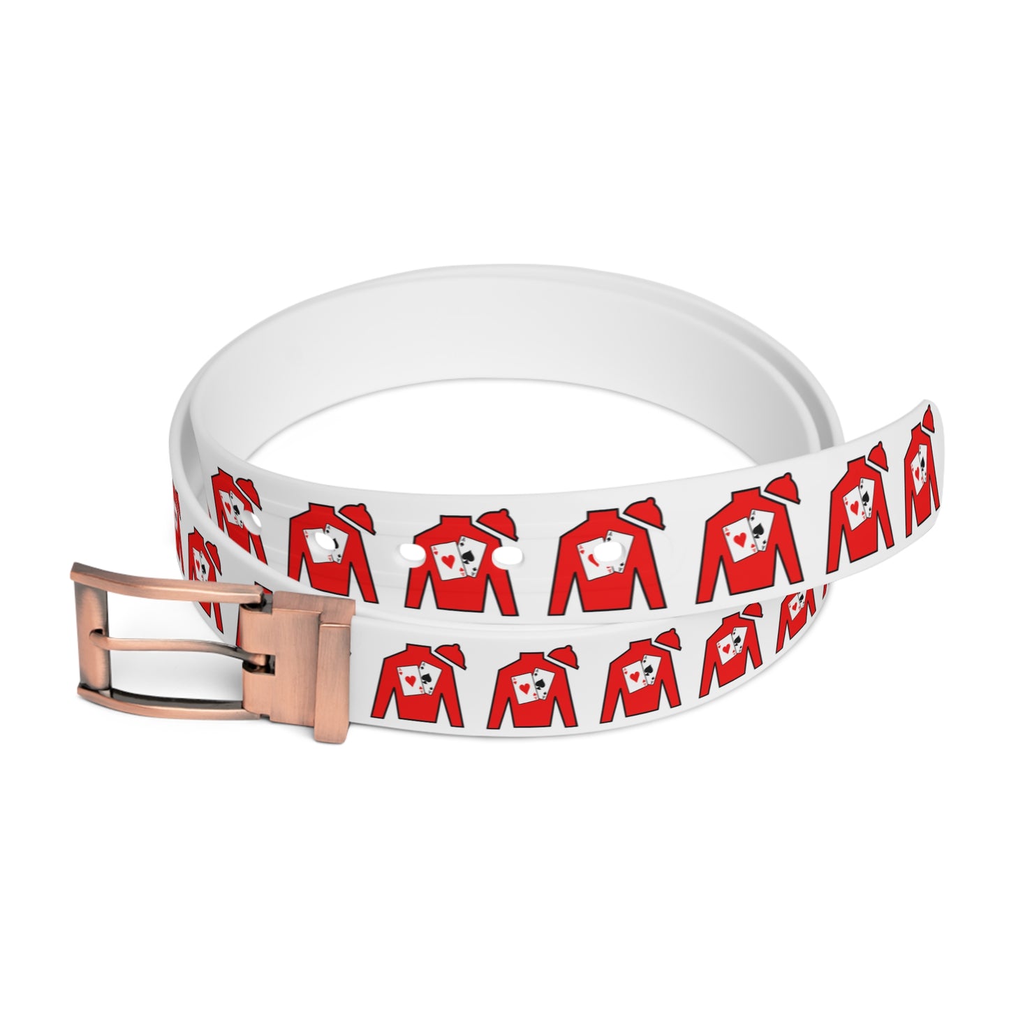 Copy of Belt - Silks pattern on white