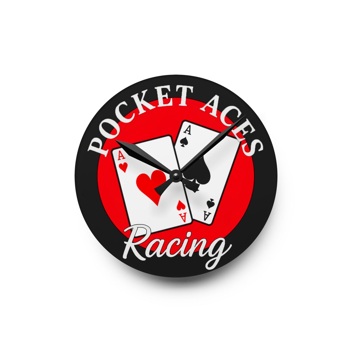 Acrylic Wall Clock - Framed Cards logo